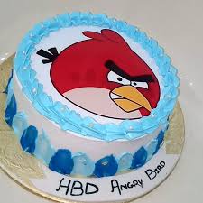 Bird Decorated Cake