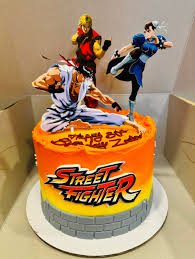 Street Fighter Decorated Cake