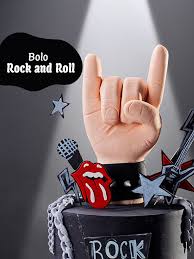 Bolo Decorado Rock