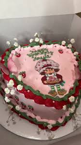 Strawberry Shortcake Decorated Cake