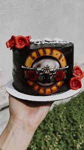 Guns N Roses Decorated Cake