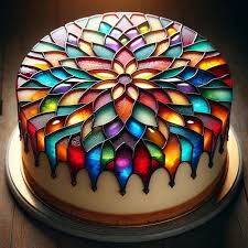 Mandala Decorated Cake