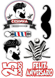 Bolo Decorado Barbearia