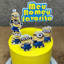 Bolo Decorado Minions