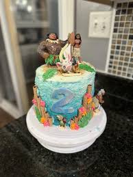 Moana Decorated Cake