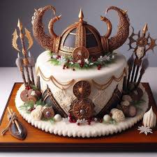 Viking Decorated Cake