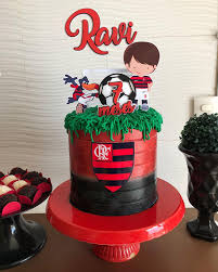 Bolo Decorado Flamengo