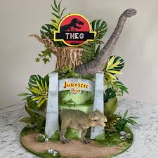 Bolo Decorado Jurassic Park