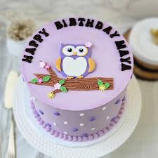 Owl Decorated Cake