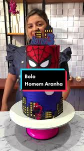 Bolo Decorado Homem Aranha