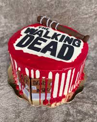 The Walking Dead Decorated Cake