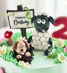 Sheep Decorated Cake