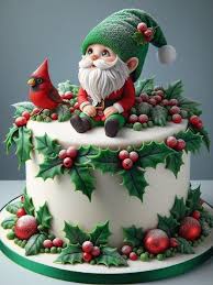 Santa Claus Decorated Cake