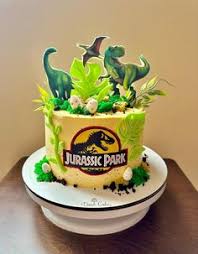 Bolo Decorado Jurassic Park