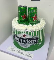 Heineken Decorated Cake