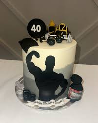 athletic decorated cake