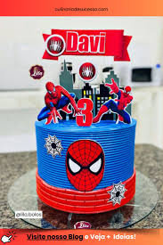 Bolo Decorado Homem Aranha