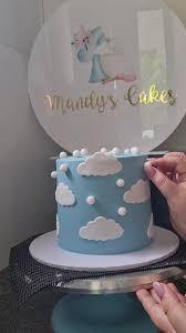 Cloud Decorated Cake