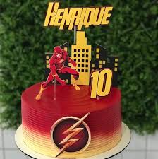 Bolo Decorado The Flash