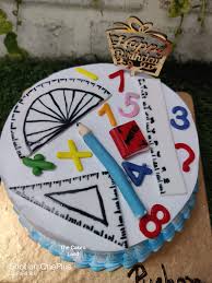 Mathematics Decorated Cake