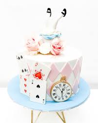 Alice in Wonderland Decorated Cake