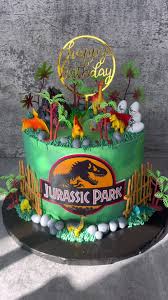 Jurassic Park Decorated Cake