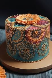 Mandala Decorated Cake