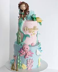 Mermaid Decorated Cake