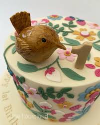 Bird Decorated Cake