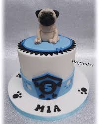 Pug Decorated Cake