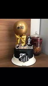 Bolo Decorado Santos Futebol