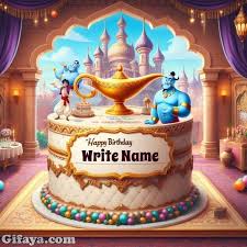 Aladdin Decorated Cake