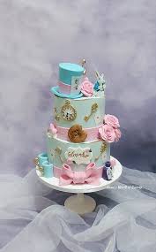 Alice in Wonderland Decorated Cake