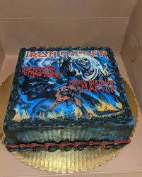 Iron Maiden Decorated Cake