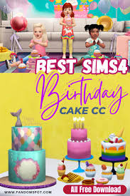 Decorated Cake The Sims 4