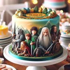 Lord Of The Rings Decorated Cake