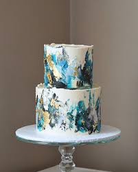 Abstract Decorated Cake