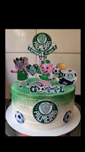 Free Palmeiras Decorated Cake