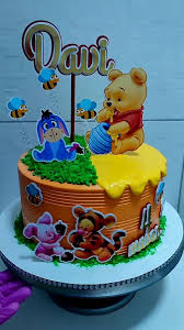 Bolo Decorado Ursinho Pooh