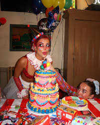 Clown Decorated Cake