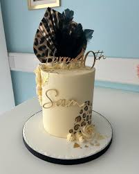 Leopard Decorated Cake