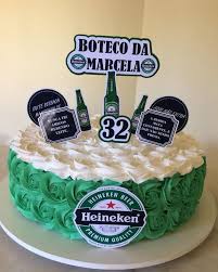 Heineken Decorated Cake