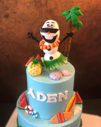 Olaf Decorated Cake