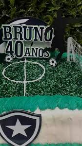 Bolo Decorado Botafogo