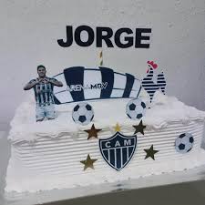 Bolo Decorado Atlético