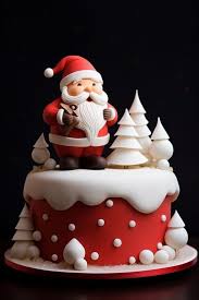 Santa Claus Decorated Cake