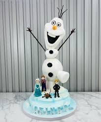 Olaf Decorated Cake