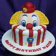 Clown Decorated Cake