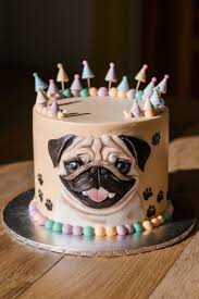 Pug Decorated Cake