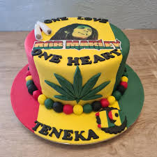 Reggae Decorated Cake For Facebook